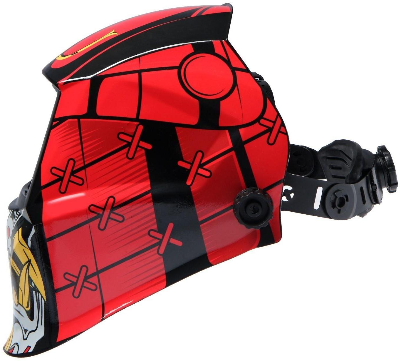 Маска сварщика ТУНДРА Ф1, хамелеон, 90х35 мм, DIN 11, 1/1/1/2, Li п/п, MPP