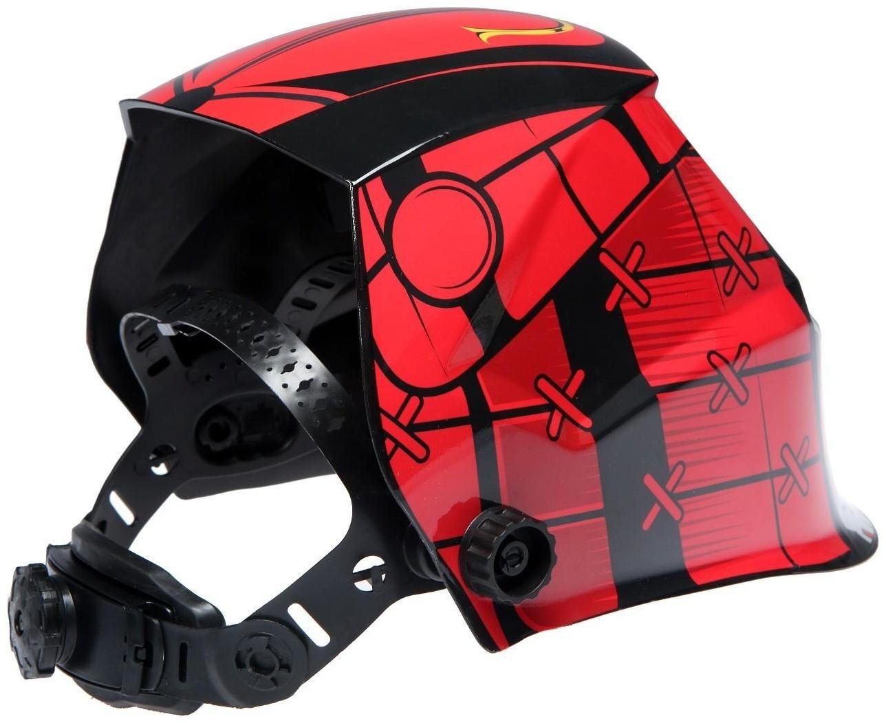 Маска сварщика ТУНДРА Ф4, хамелеон, 90х35 мм, DIN 4/9-13, внешняя регулировка