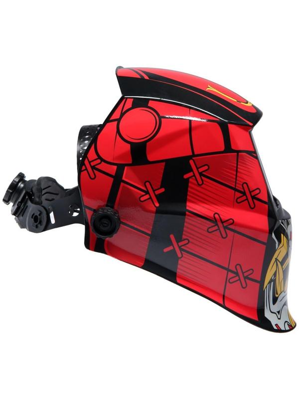 Маска сварщика ТУНДРА Ф4, хамелеон, 90х35 мм, DIN 4/9-13, внешняя регулировка