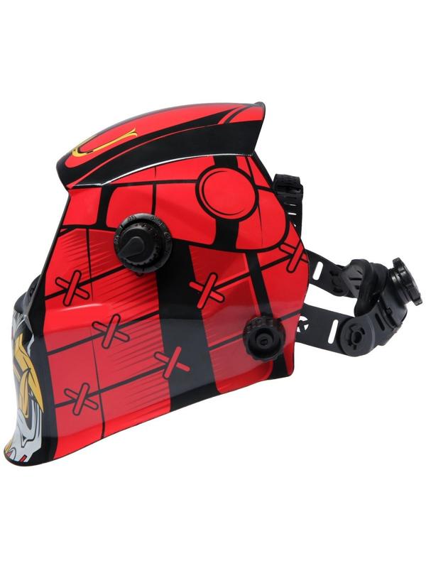 Маска сварщика ТУНДРА Ф4, хамелеон, 90х35 мм, DIN 4/9-13, внешняя регулировка