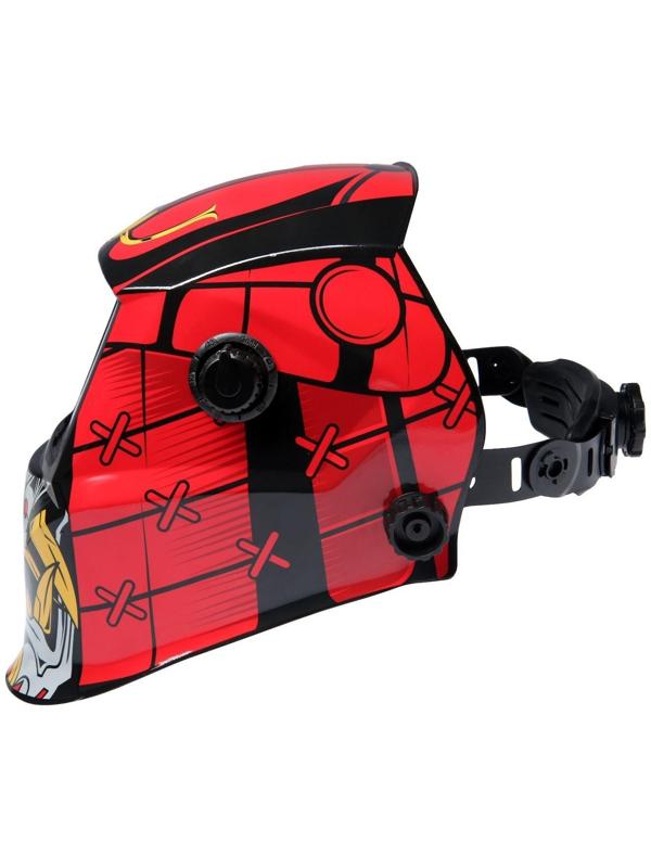 Маска сварщика ТУНДРА Ф5, хамелеон, 93х43 мм, DIN 9-13, внешняя регулировка, Li п/п