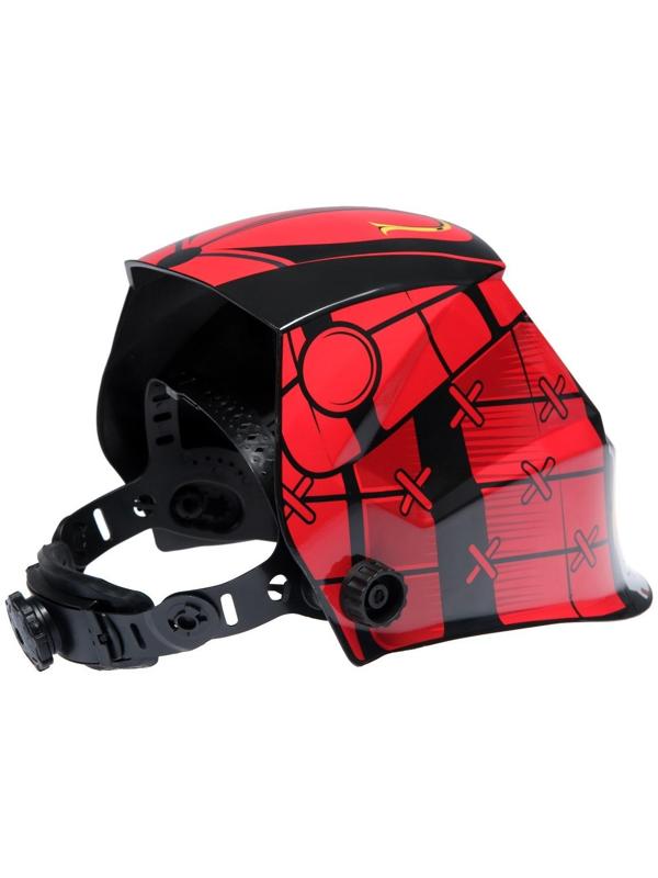 Маска сварщика ТУНДРА Ф5, хамелеон, 93х43 мм, DIN 9-13, внешняя регулировка, Li п/п