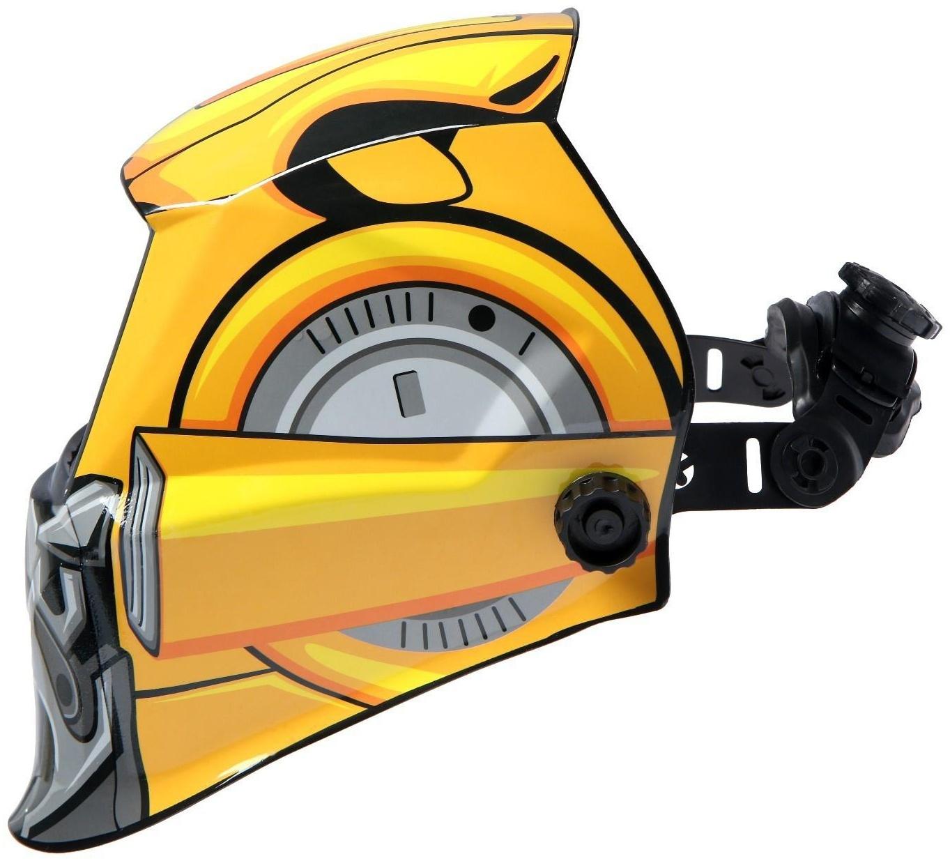 Маска сварщика ТУНДРА РОБОТ Ф1, хамелеон, 90х35 мм, DIN 11, 1/1/1/2, Li п/п, MPP