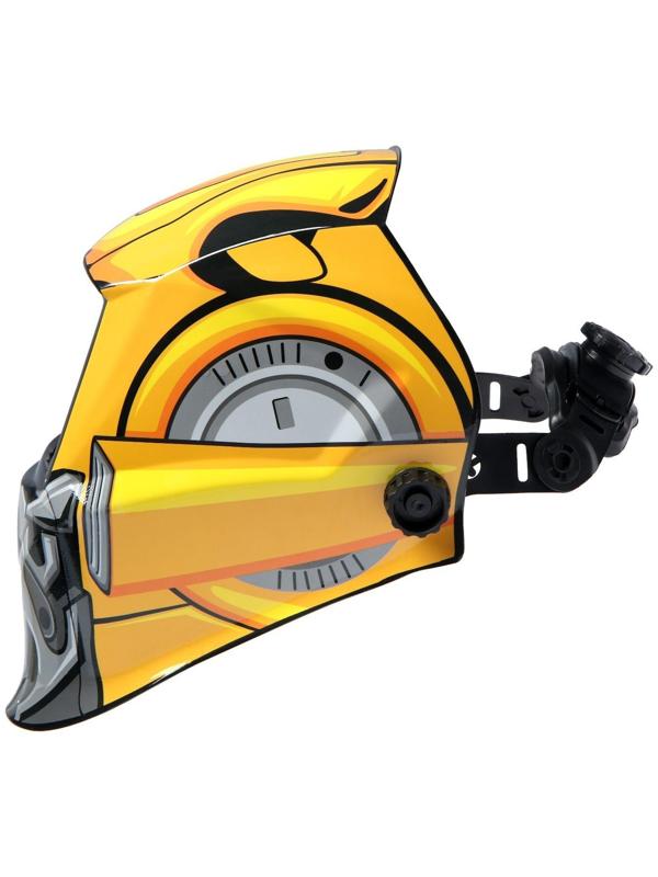 Маска сварщика ТУНДРА РОБОТ Ф1, хамелеон, 90х35 мм, DIN 11, 1/1/1/2, Li п/п, MPP