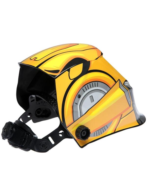 Маска сварщика ТУНДРА РОБОТ Ф1, хамелеон, 90х35 мм, DIN 11, 1/1/1/2, Li п/п, MPP