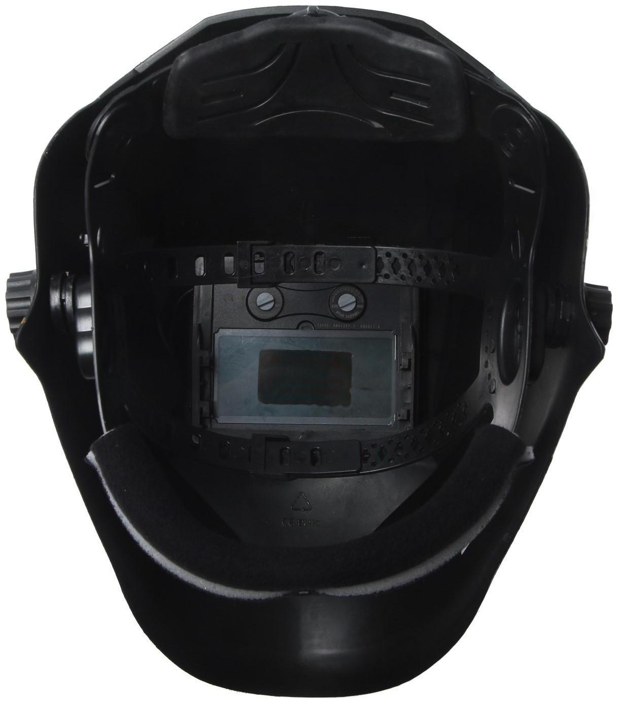 Маска сварщика ТУНДРА РОБОТ Ф5, хамелеон, 93х43 мм, DIN 9-13, внешняя регулировка, Li п/п