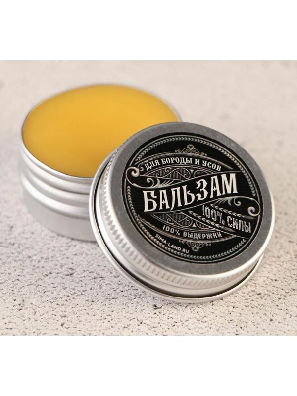 Бальзам для бороды и усов «100% силы», 20 мл