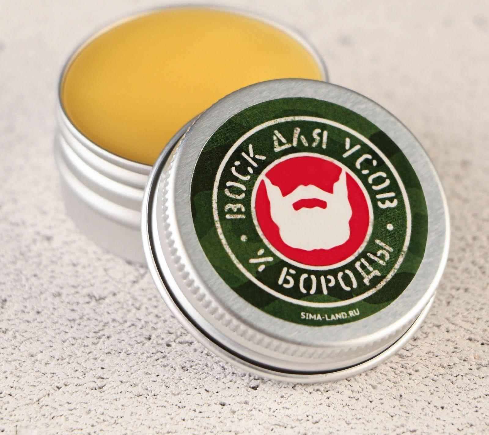 Воск для усов и бороды «Мужик» милитари, 20 мл