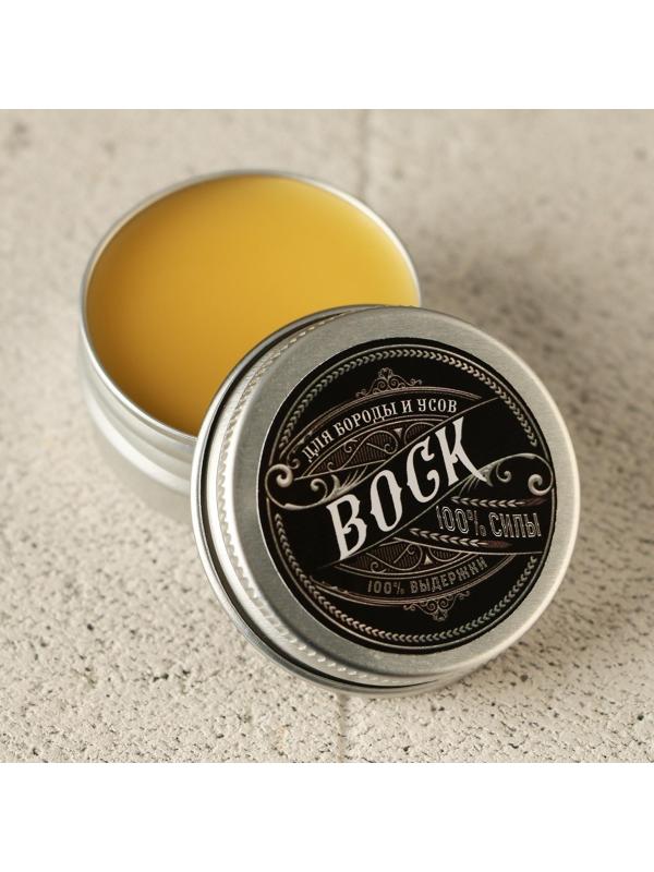 Воск для усов и бороды «100% силы», 20 мл