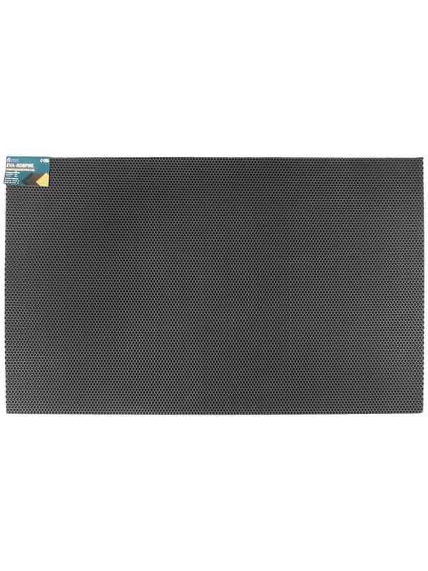 Коврик eva универсальный Grand Caratt, Соты 130 х 80 см, серый