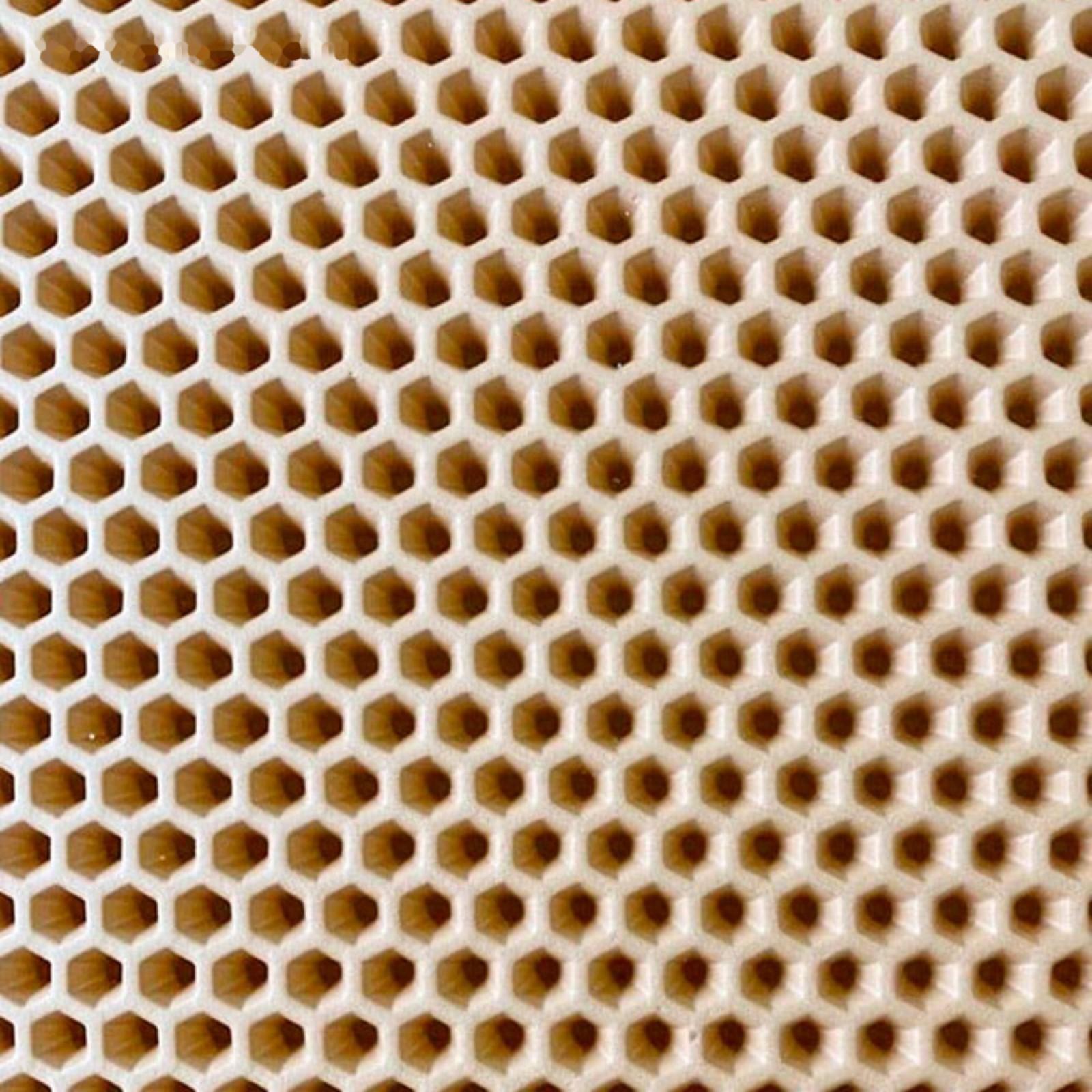 Коврик eva универсальный Grand Caratt, Соты 130 х 80 см, бежевый