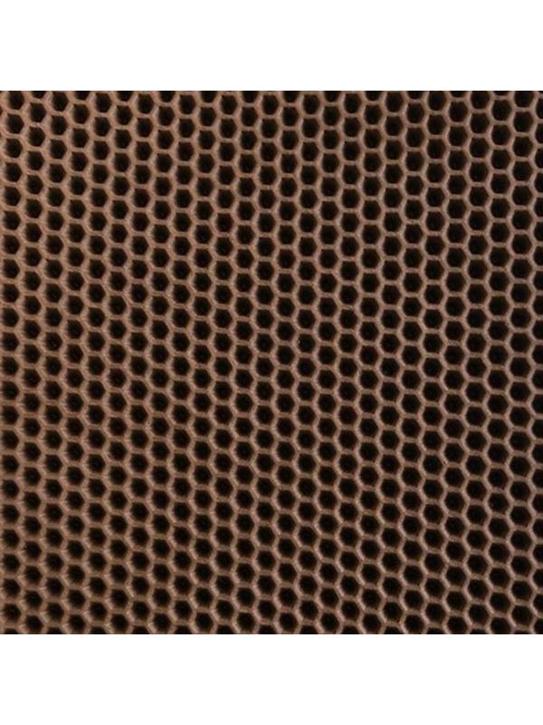 Коврик eva универсальный Grand Caratt, Соты 130 х 80 см, коричневый