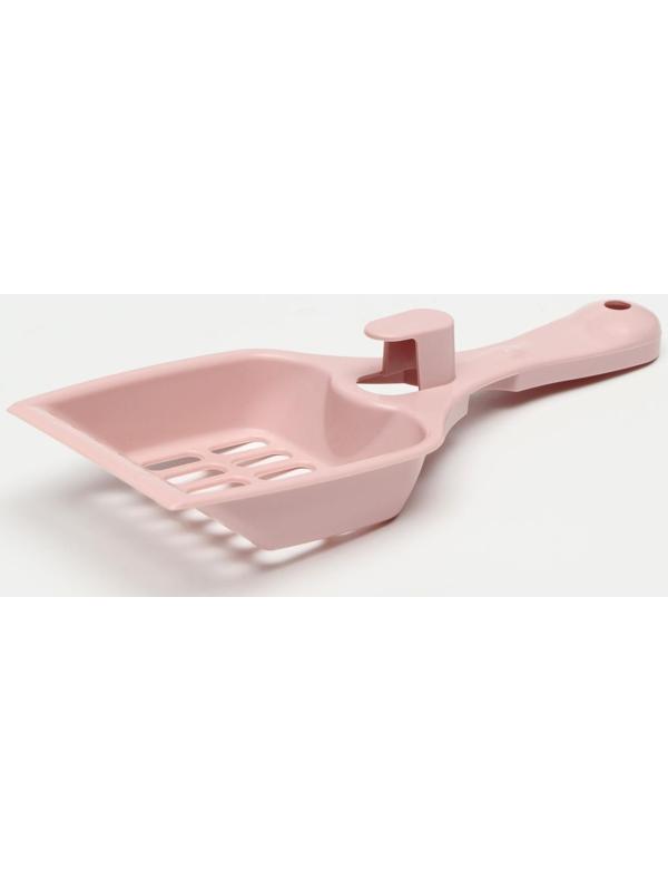 Совок для кошачьего туалета 22,5 x 9,5 x 4 см, розовый