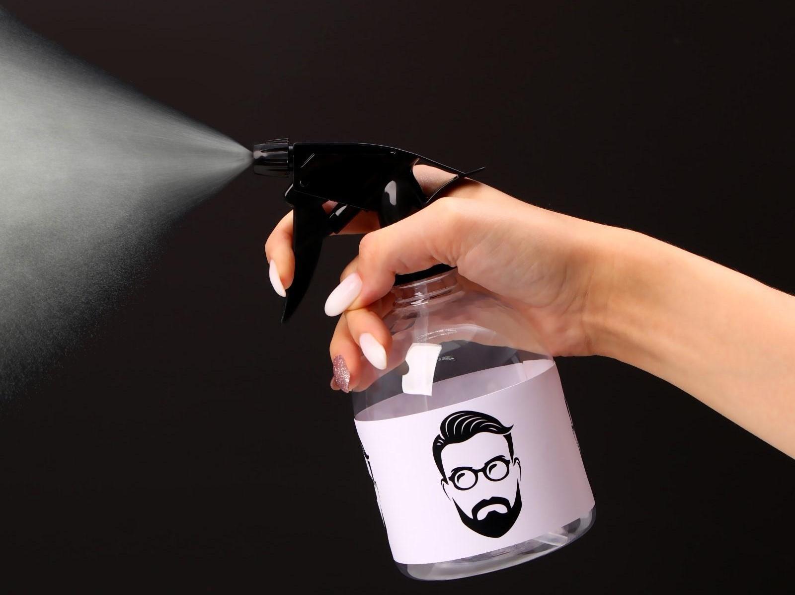 Распылитель парикмахерский «Man», 500 мл, цвет прозрачный