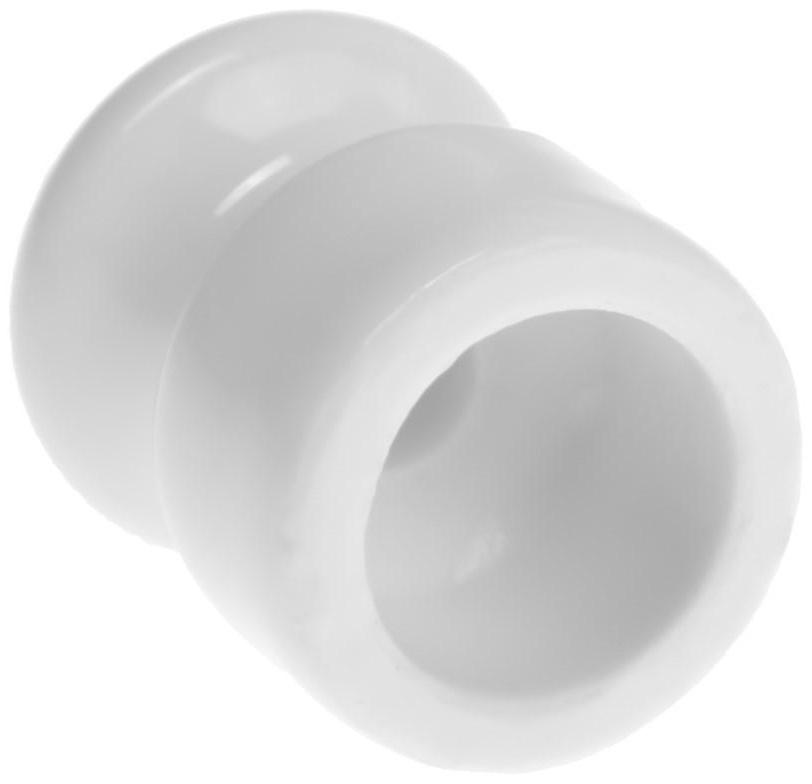 Изолятор керамический, 20x24 мм, цвет белый