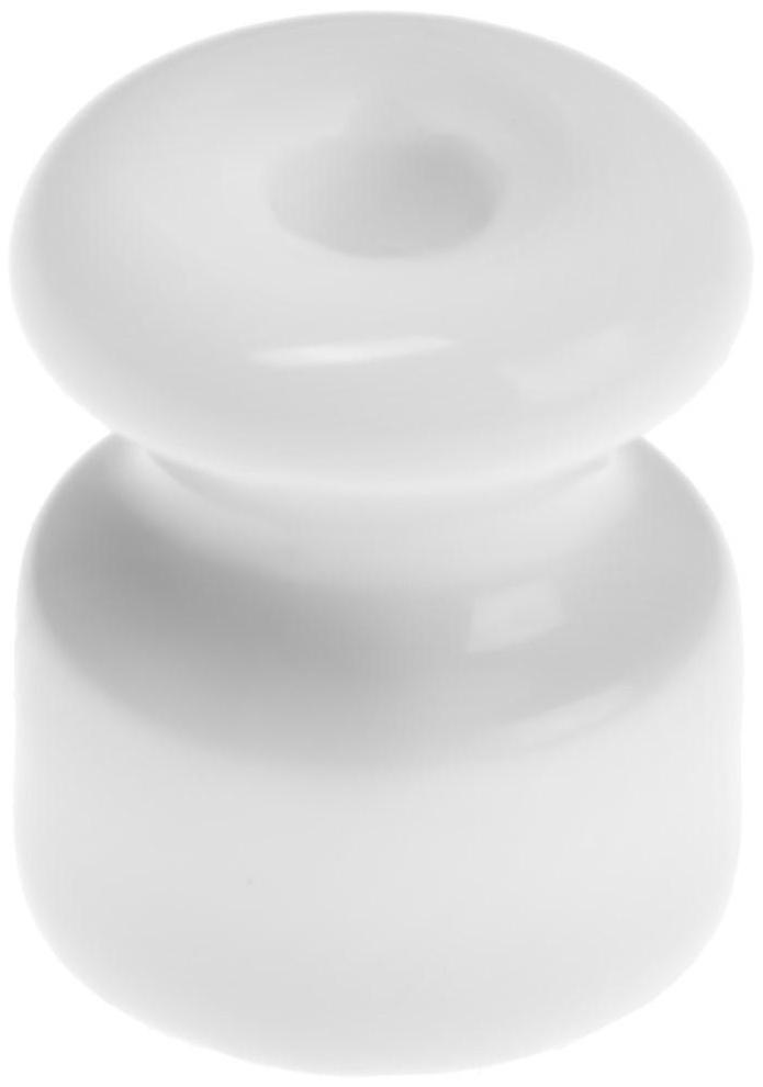 Изолятор керамический, 20x24 мм, цвет белый