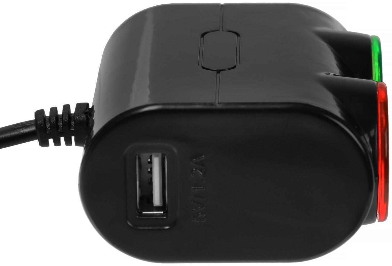 Разветвитель прикуривателя TORSO, 12-24 В, провод 50  см