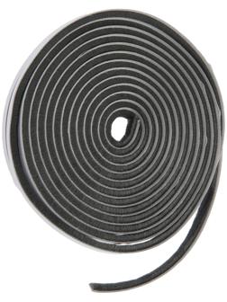 Уплотнитель щеточный самоклеящийся ТУНДРА, 9х5 мм, серый,10 м.