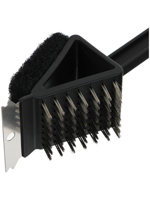 Щётка-скребок для чистки гриля, на ручке