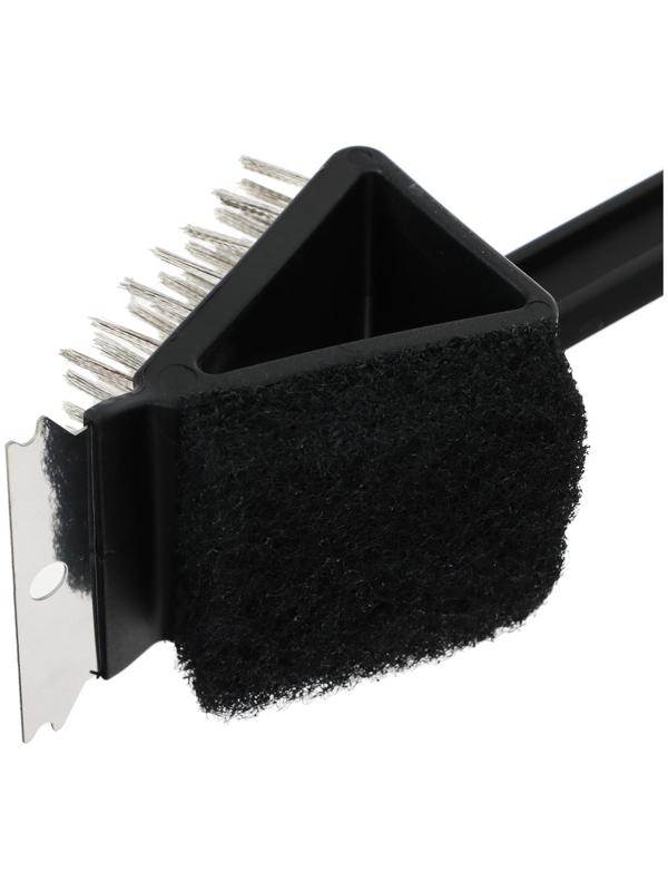 Щётка-скребок для чистки гриля, на ручке