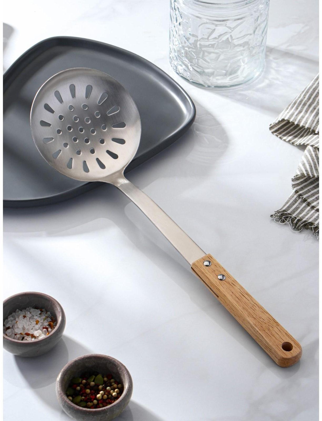 Шумовка из нержавеющей стали «Эко», h=38,5 см