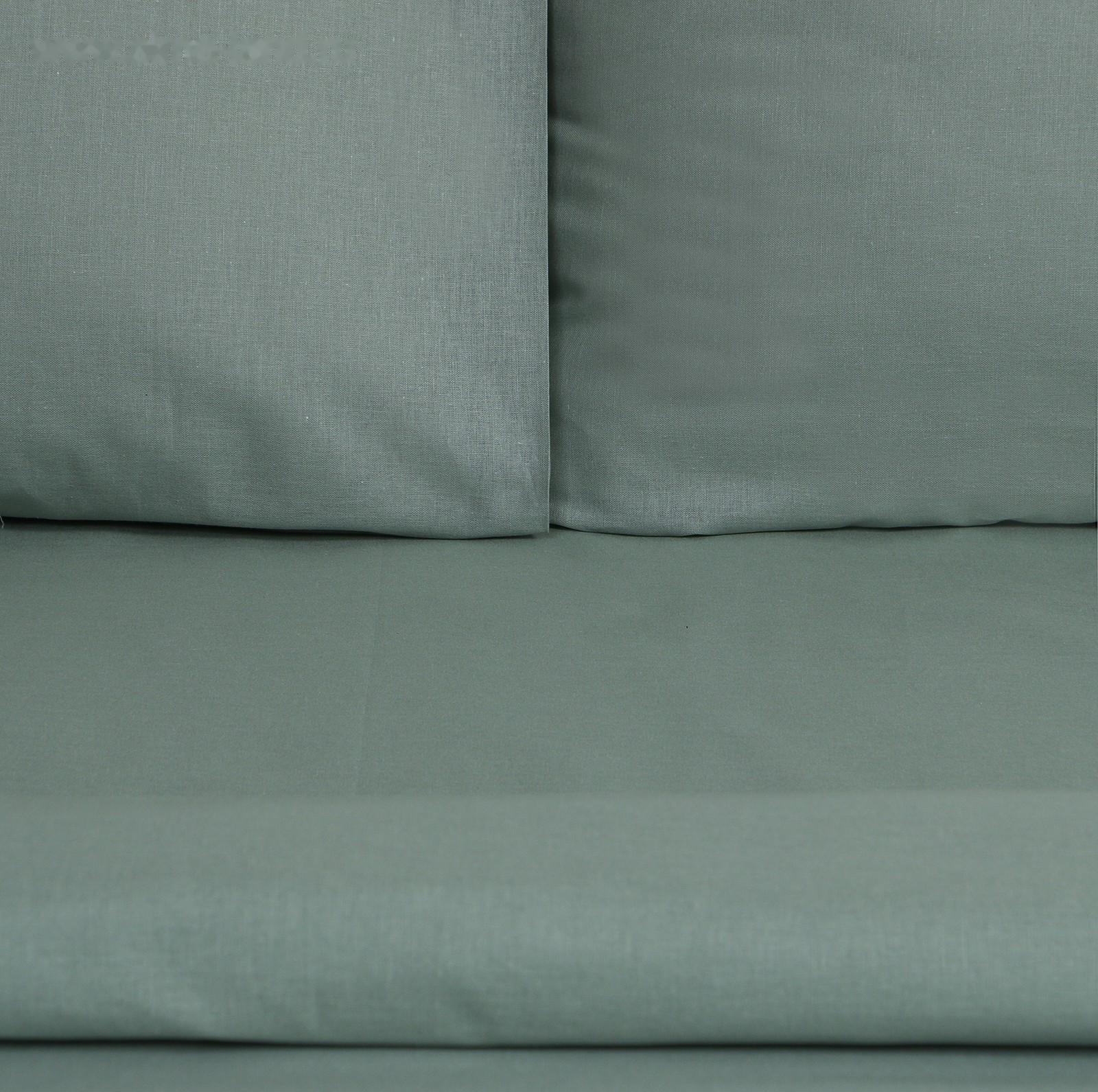 Постельное бельё Этель Евро Green forest 200х215, 220х240, 50х70-2 шт, 100% хлопок, поплин 125г/м2