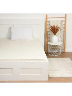 Простыня Этель 220*240, цв.молочный, 100% хлопок, поплин 125г/м2 9046045