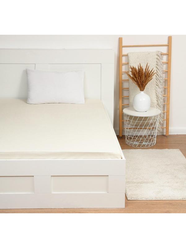 Простыня Этель 220*240, цв.молочный, 100% хлопок, поплин 125г/м2 9046045