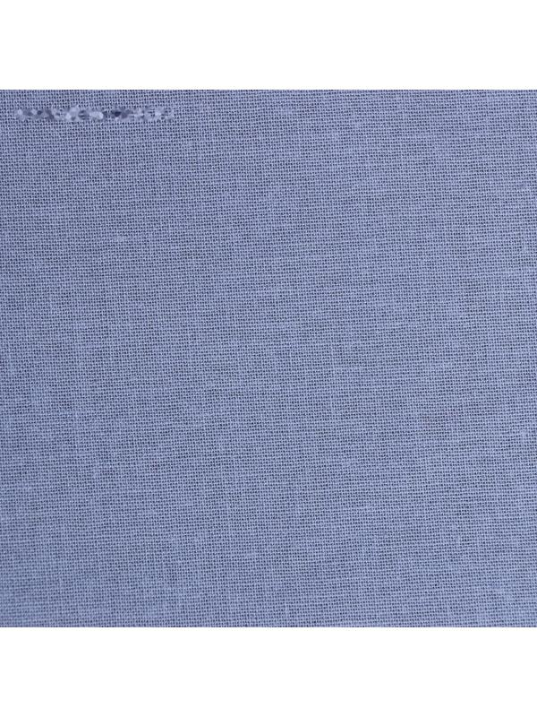 Простыня на резинке Этель 160*200*25, цв.голубой, 100% хлопок, поплин 125г/м2