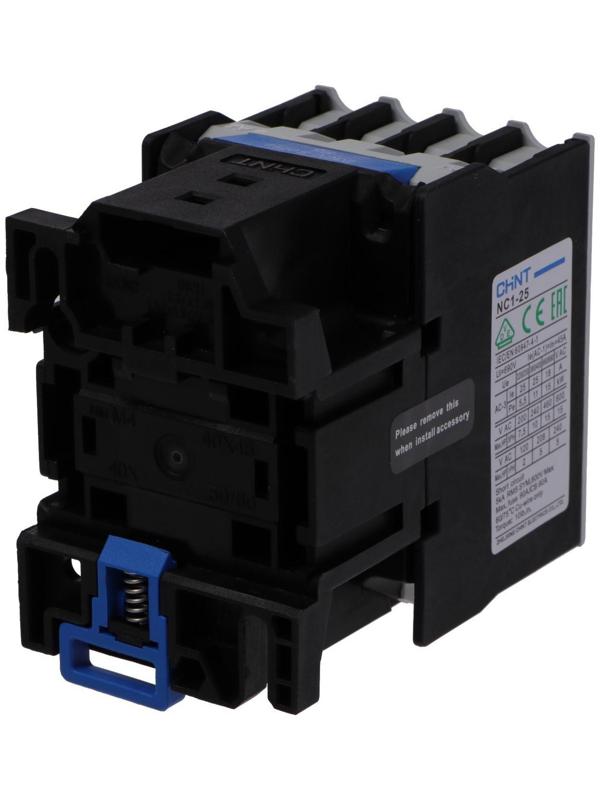 Контактор CHINT NC1-2510, 25 А, 1НО, 230 В