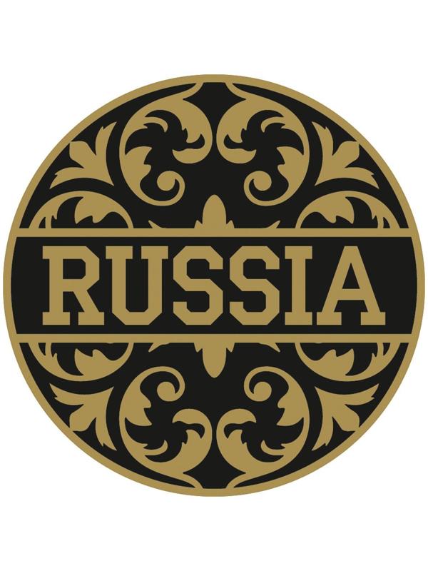 Шайба хоккейная взрослая «Россия», узор