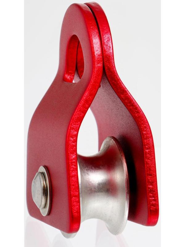 Блок-ролик, 7,4х5,5 см, 10-20 KN, красный