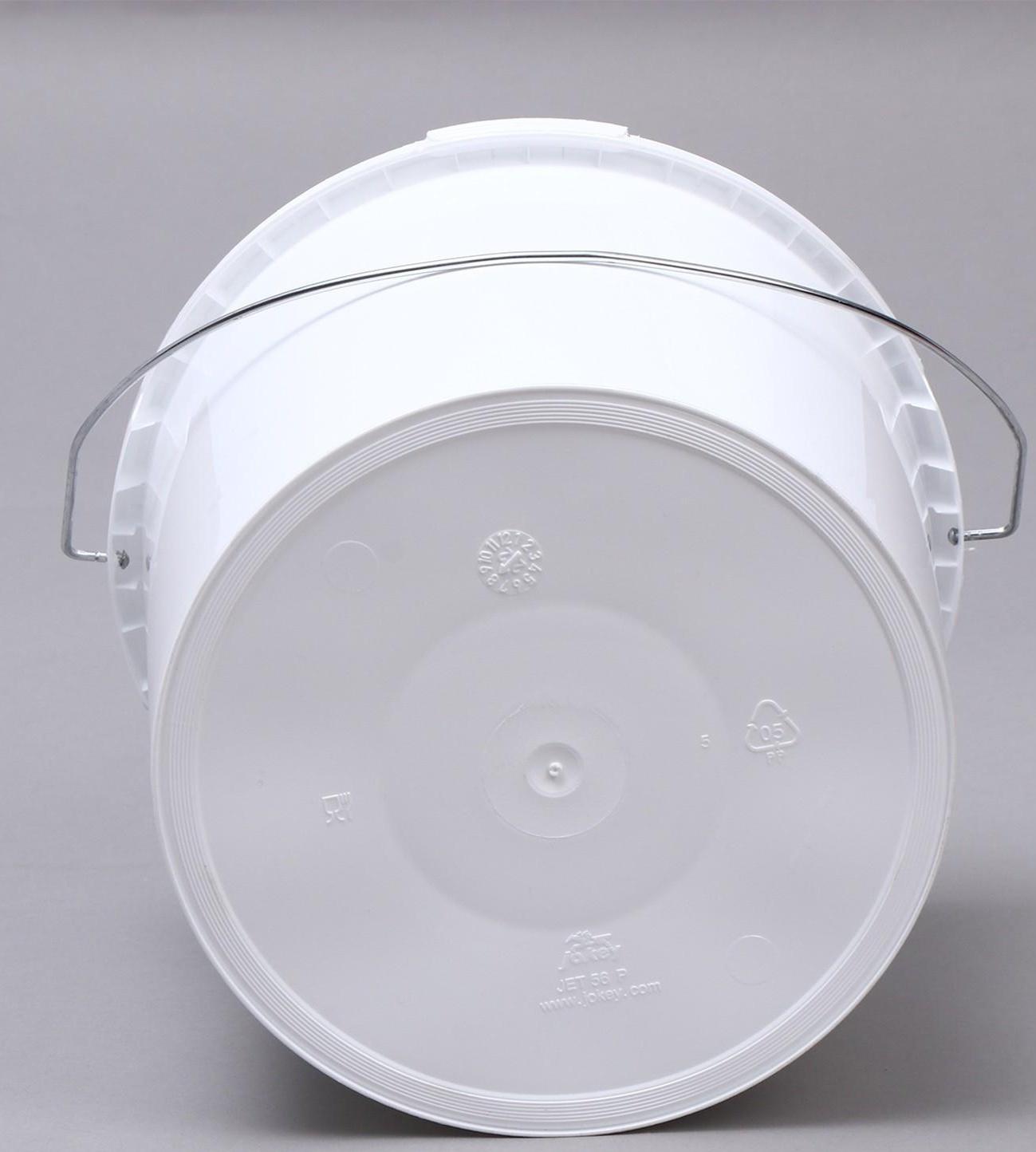 Бак-ведро пищевой, 5,7 л, с крышкой, белый