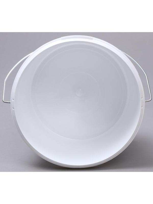 Бак-ведро пищевой, 5,7 л, с крышкой, белый