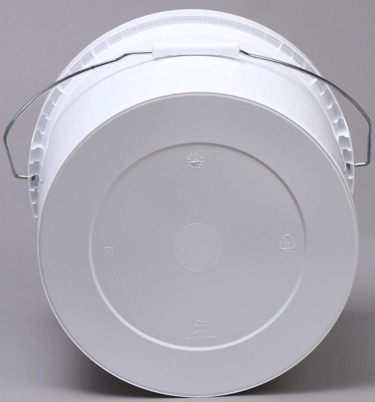 Бак-ведро пищевой, 17,7 л, с крышкой, белый