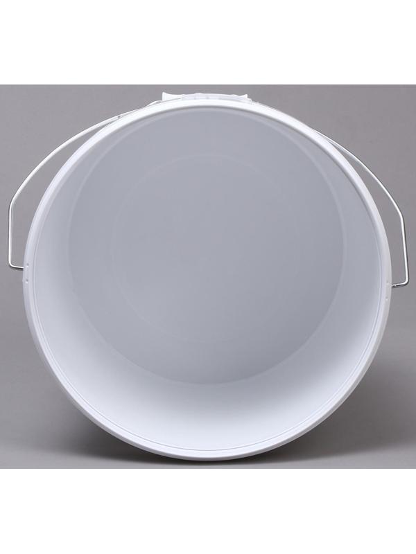 Бак-ведро пищевой, 17,7 л, с крышкой, белый