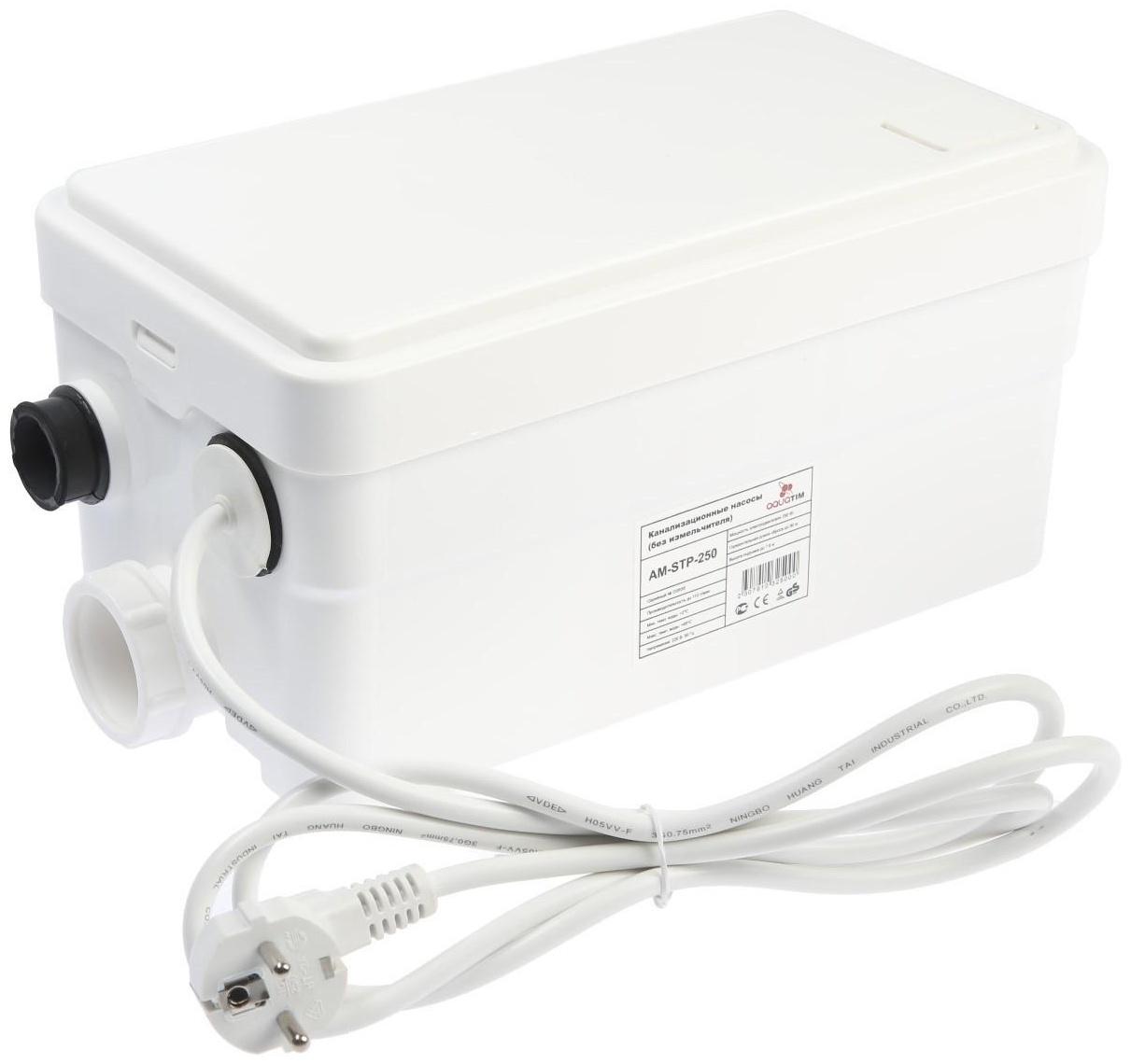 Насос канализационный TIM AM-STP-250, 250 Вт, 80 л/мин, напор 5 м