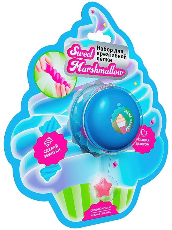 Набор лёгкого прыгающего пластилина Sweet Marshmallow «Крем-брюле» 30мл