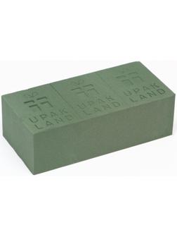 Губка флористическая для живых цветов «UPAK LAND» 22,5 Х 10,5 Х 7 см