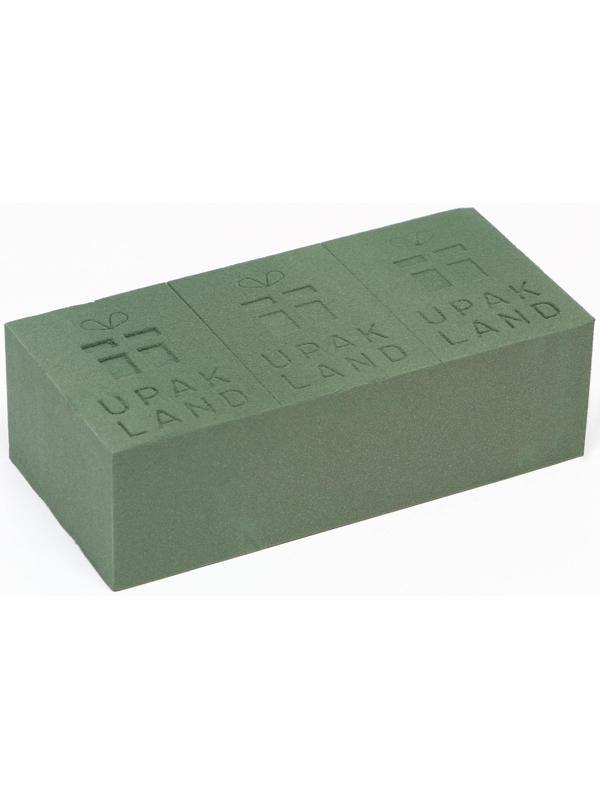 Губка флористическая для живых цветов «UPAK LAND» 22,5 Х 10,5 Х 7 см