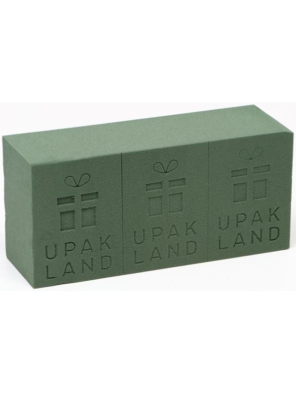 Губка флористическая для живых цветов «UPAK LAND» 22,5 Х 10,5 Х 7 см