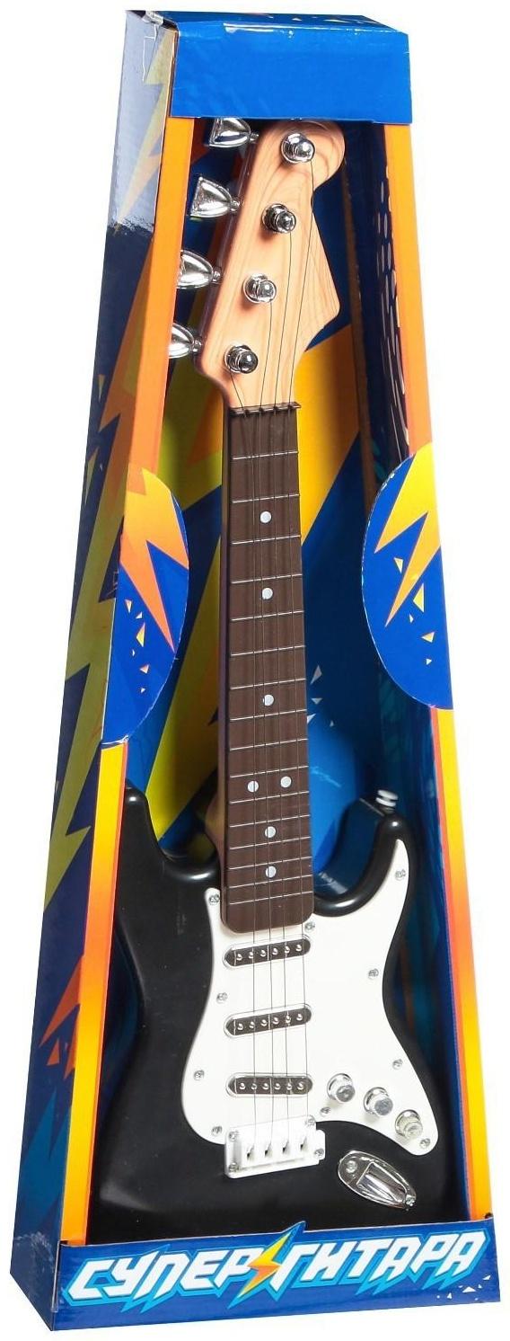 Игрушка музыкальная «Гитара рокер», звуковые эффекты, цвет чёрный