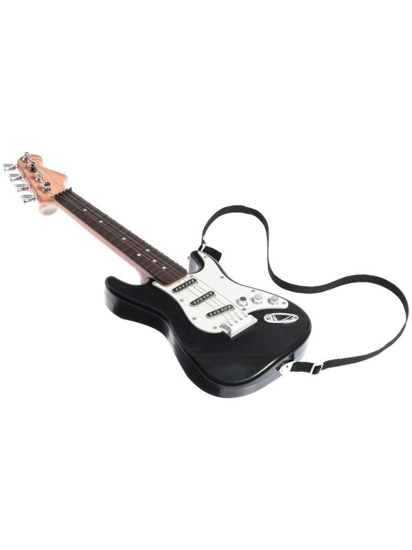 Игрушка музыкальная «Гитара рокер», звуковые эффекты, цвет чёрный