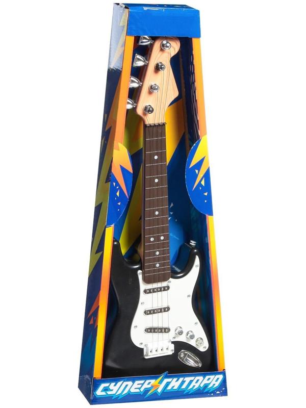 Игрушка музыкальная «Гитара рокер», звуковые эффекты, цвет чёрный