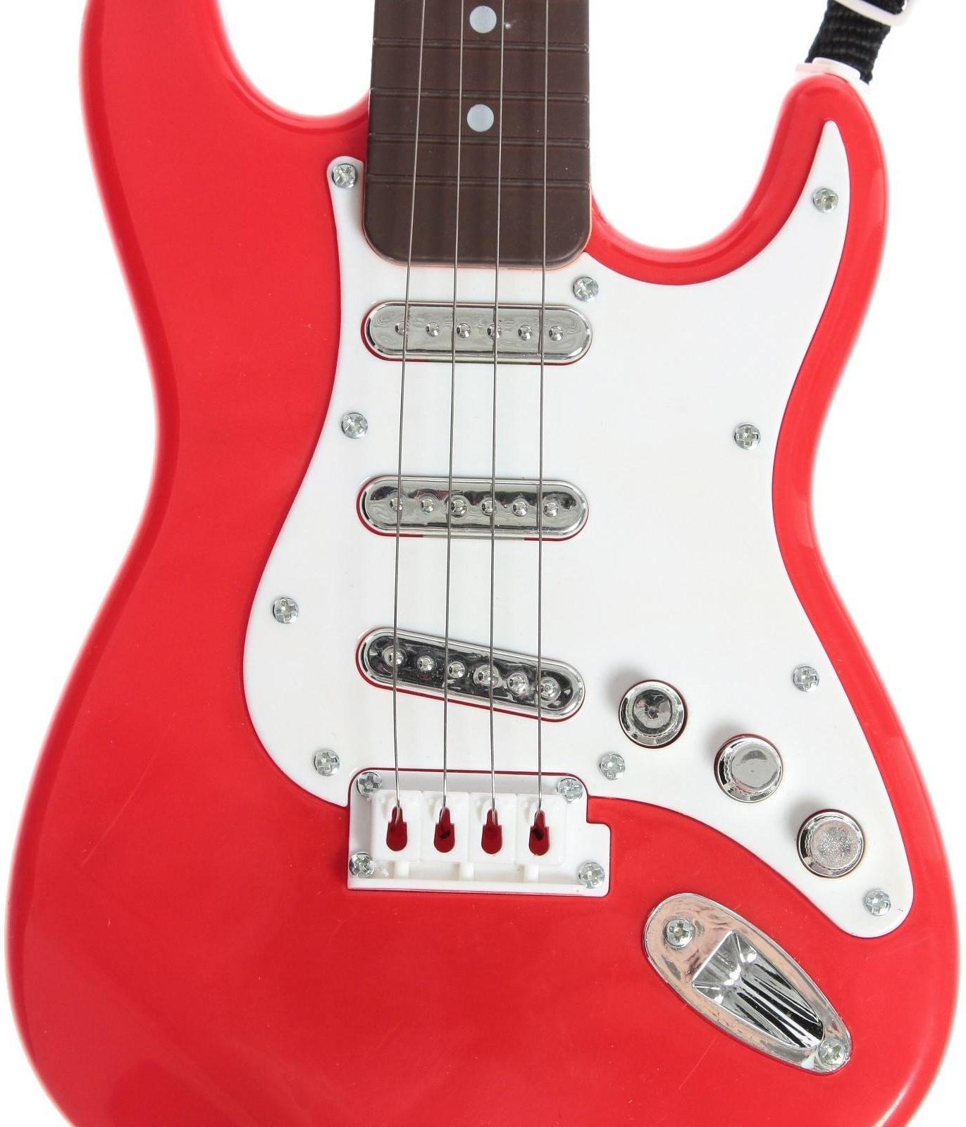 Игрушка музыкальная «Супергитара», звуковые эффекты, цвет красный