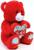 Мягкая игрушка «Медведь с сердцем», 25 см, цвета МИКС
