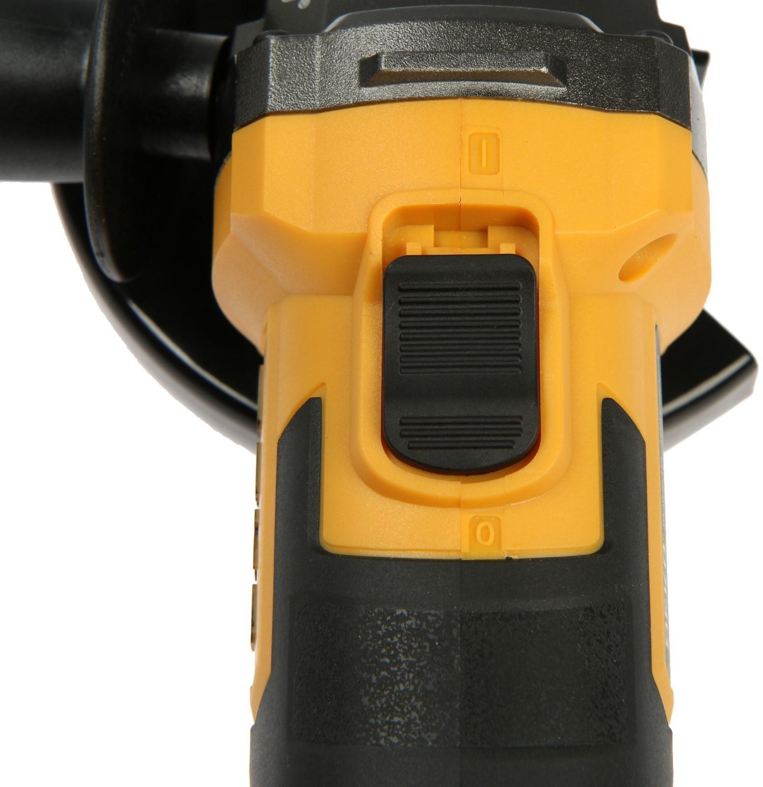 Аккумуляторная угловая шлифмашина DEKO DKAG20-125, 20 В, 2 Ач, Li-Ion, d=125х22.2 мм