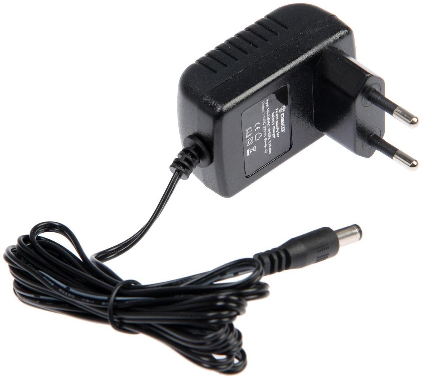 Аккумуляторная угловая шлифмашина DEKO DKAG20-125, 20 В, 2 Ач, Li-Ion, d=125х22.2 мм