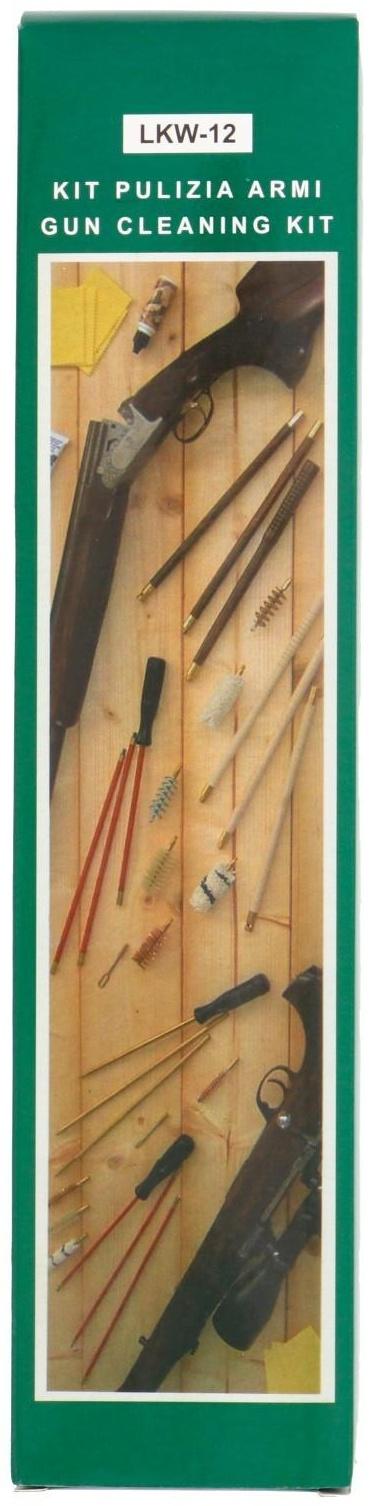 Набор для чистки ружей LUCKY VIEW, кал.12, 3 ерша, алюм.  шомполом 3-х секционный