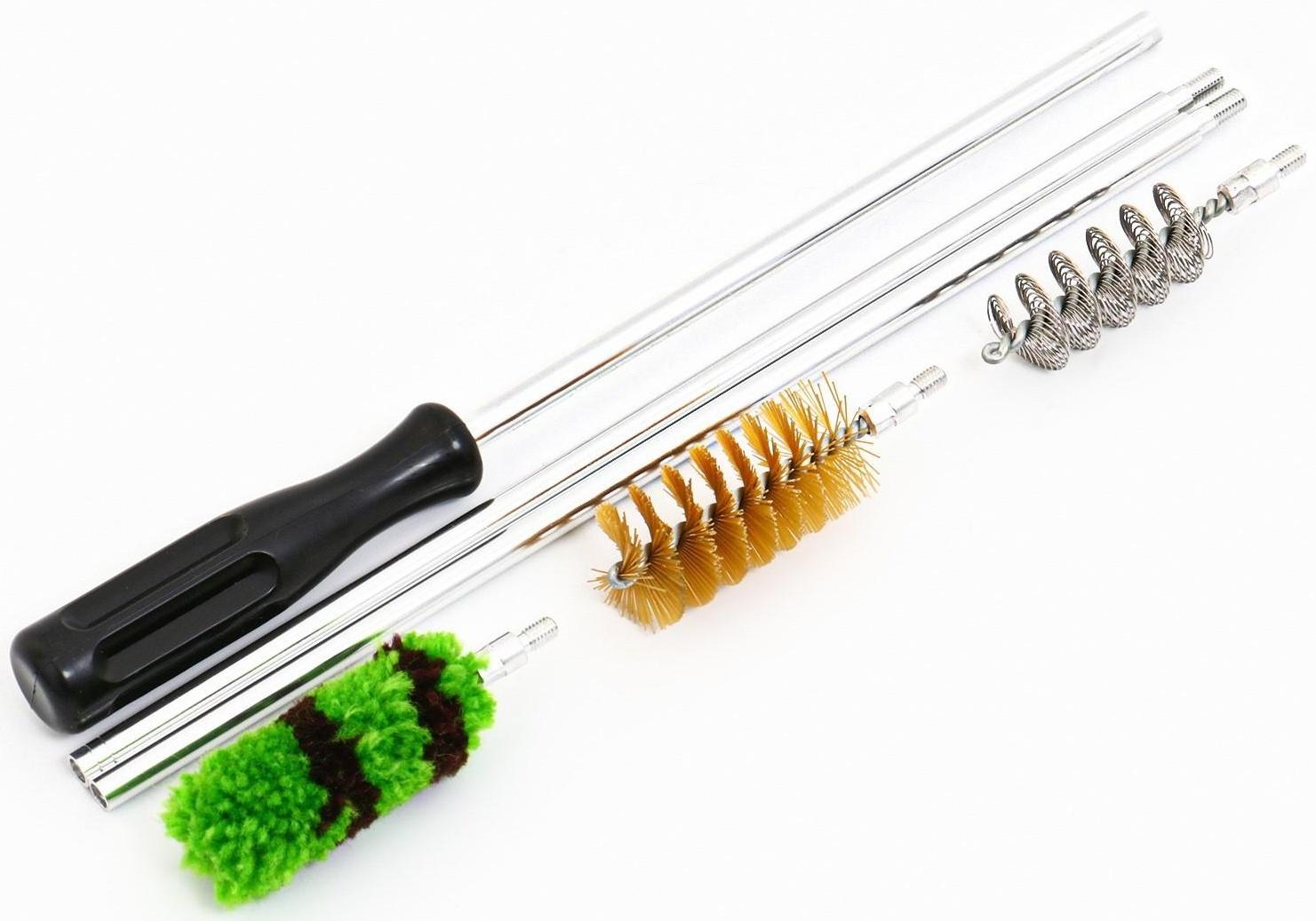 Набор для чистки ружей LUCKY VIEW, кал.12, 3 ерша, алюм.  шомполом 3-х секционный